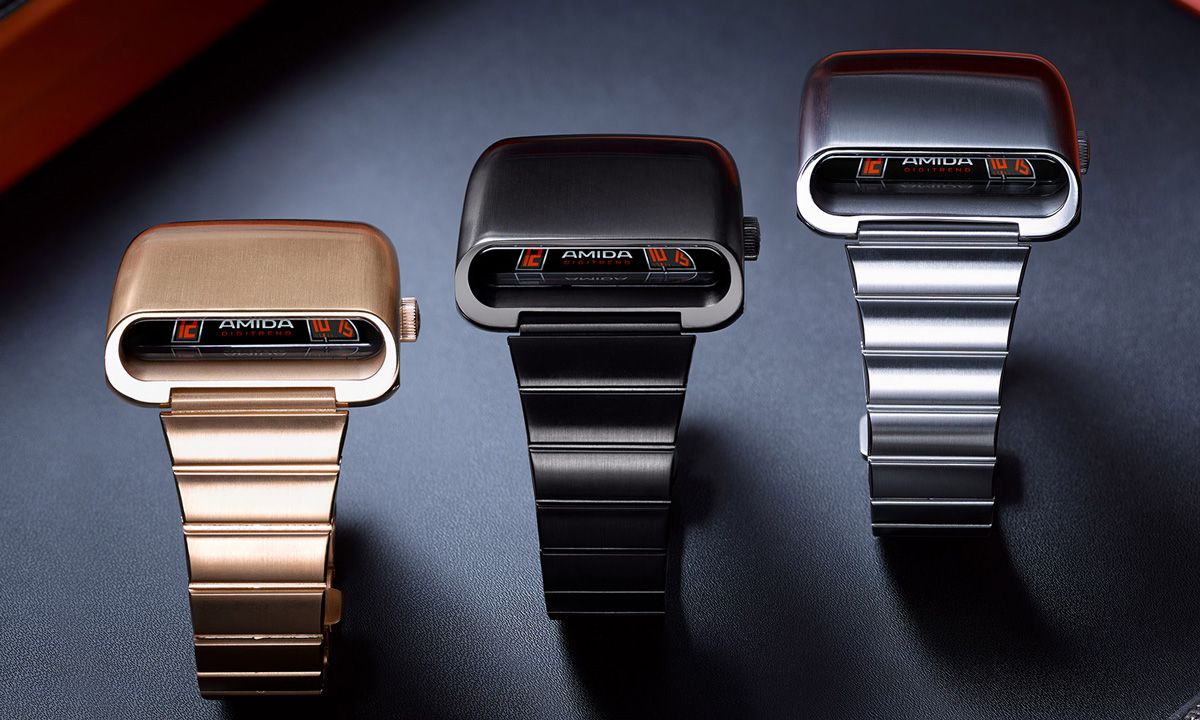 70年代らしいレトロフューチャーなデザインが魅力 デジタル表示