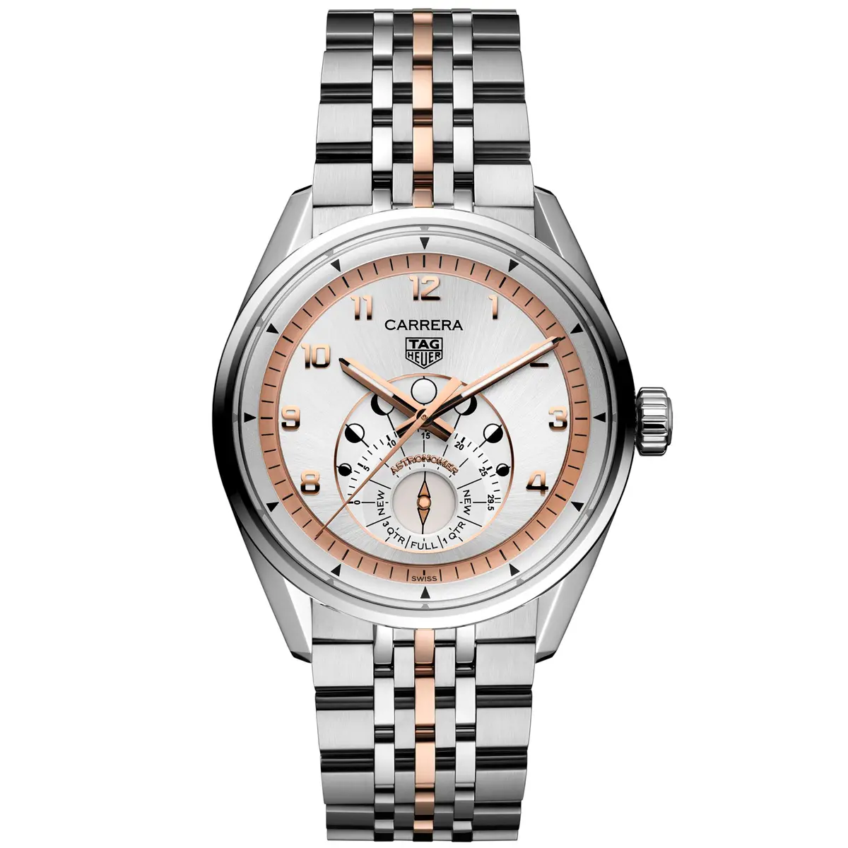 7つの月で正確なムーンフェイズを実現した「タグ・ホイヤー カレラ