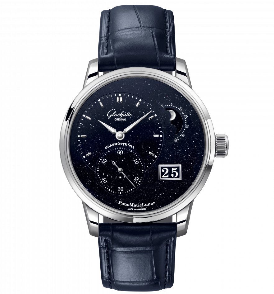 文字盤に個性アリ【グラスヒュッテ・オリジナル】アベンチュリンまたは