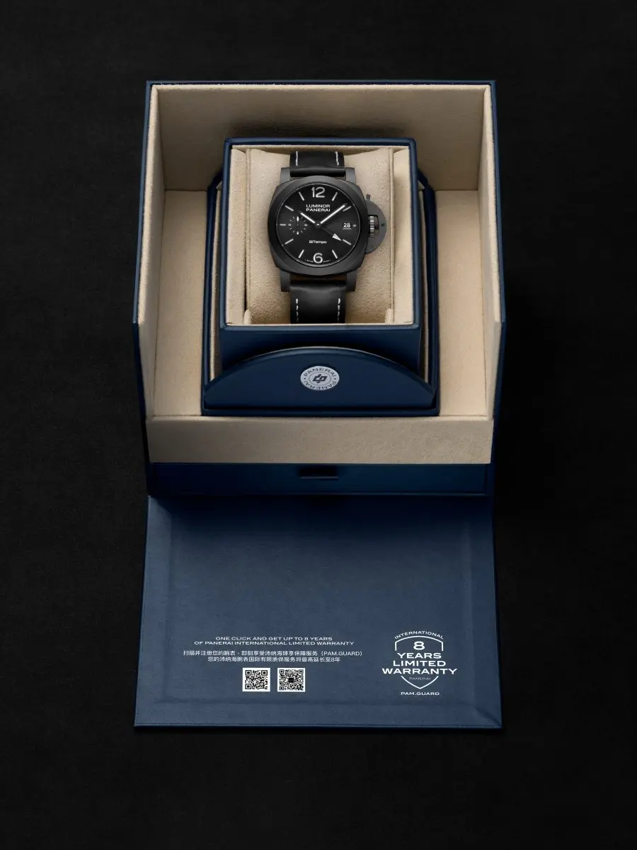 パネライ】40mmのルミノールケースにブラックセラミックを初採用した