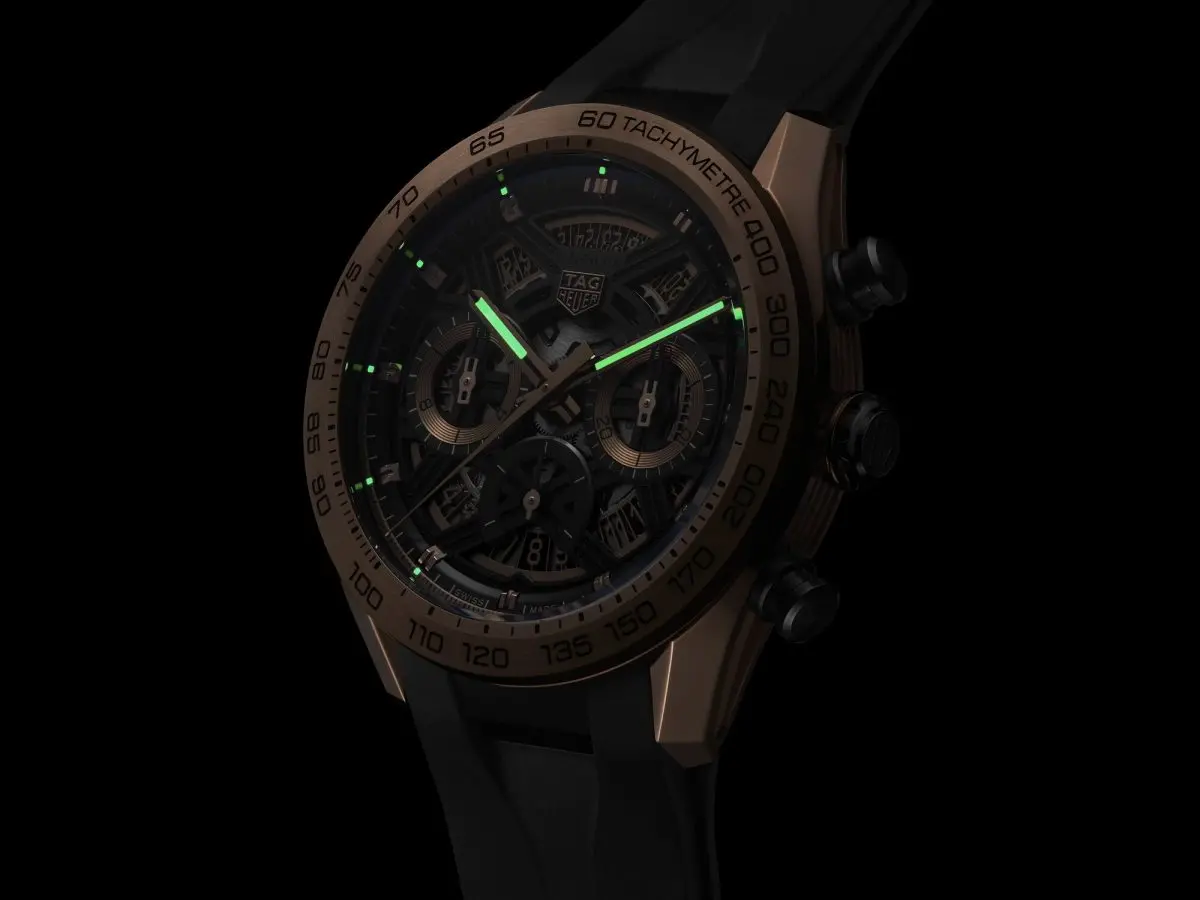 TAG Heuer　タグホイヤー　グランドカレラGMT タグ・ホイヤー カレラがさらに進化。ティールグリーンで彩られたGMT
