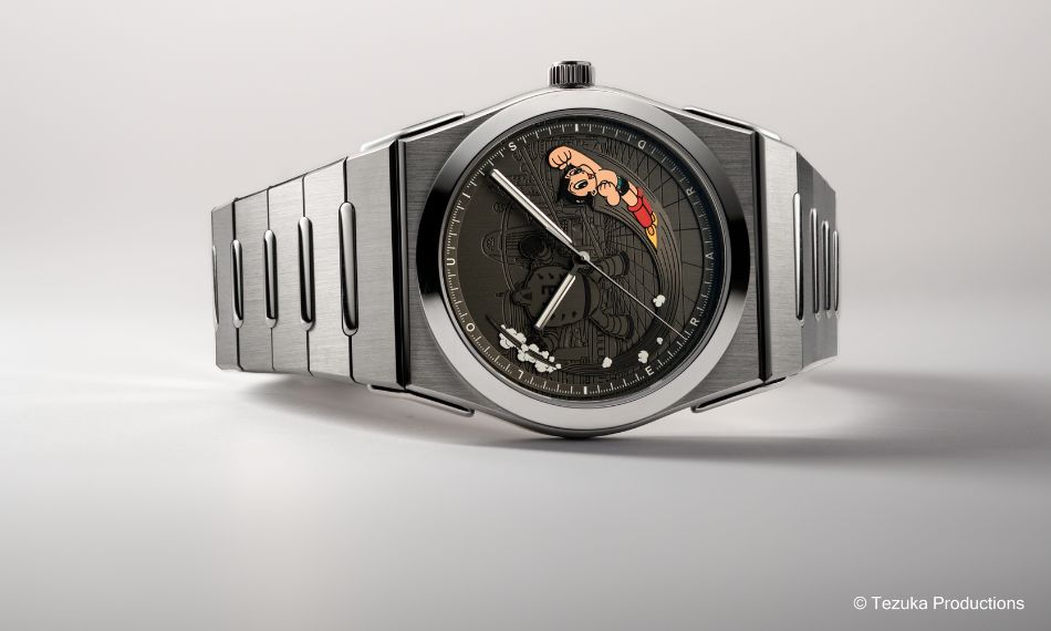 鉄腕アトムが文字盤内を飛び回る!? 希少限定のスポーツウオッチ「2340