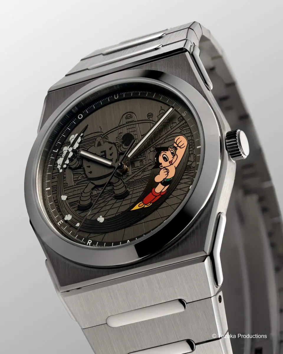 鉄腕アトムが文字盤内を飛び回る!? 希少限定のスポーツウオッチ「2340