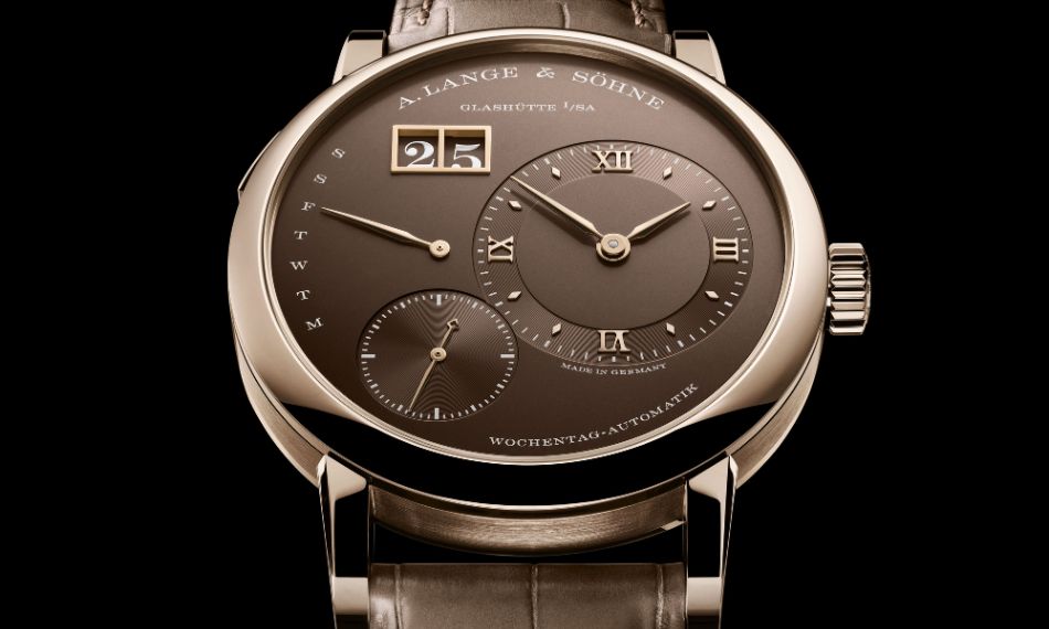 ドイツ時計の至宝「ランゲ 1」からハニーゴールド®750ケースとブラウン