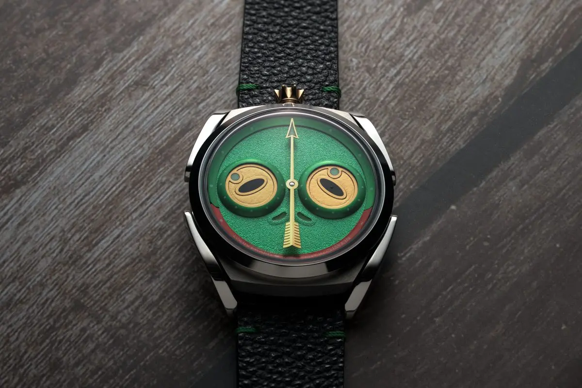 独立時計師が次にテーマに選んだのは“カエル”。再びの限定コラボ