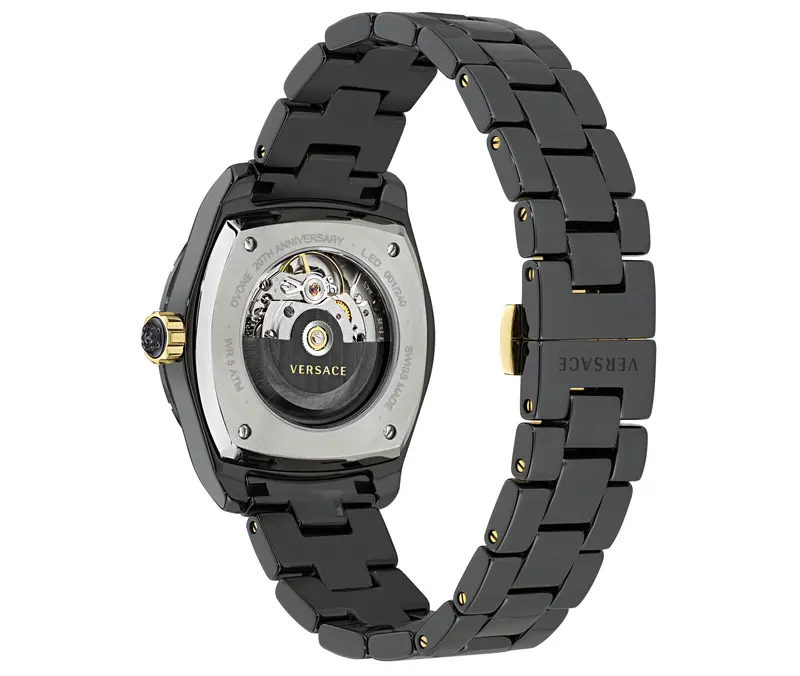 ヴェルサーチェ新作時計】艶やかな「黒」が魅力のセラミックケース