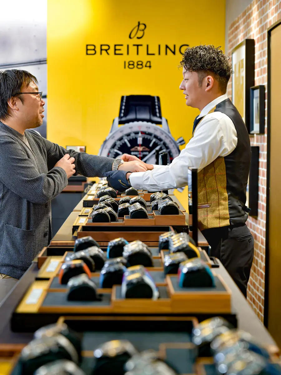 来場者にインタビュー〉終始ブライトリング談議に花が咲いていた大阪