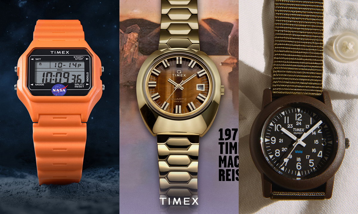 SMI 時間創造 タイム・ダイナミクス タイメックス」復刻名作とNASAコラボの3モデルが一挙登場 | WATCHNAVI