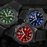 ルミノックス】オールブラックに鮮やかなカラーダイアルを組み合わせた