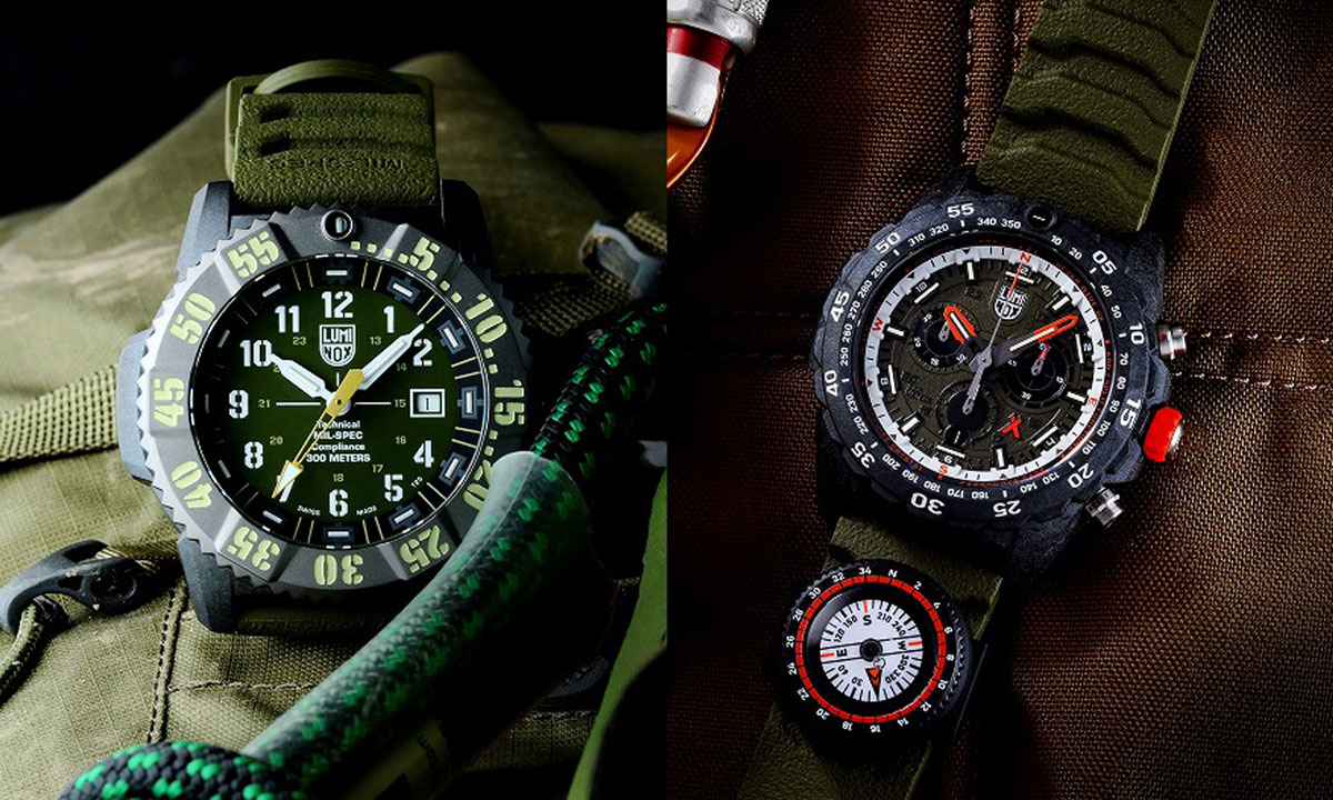 ルミノックス」独自素材とオリーブで仕上げた限定ウオッチ2モデルを