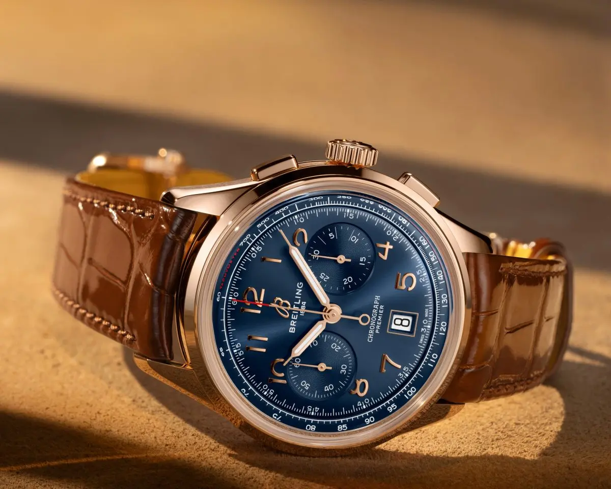 ナビタイマー」＆「プレミエ」から限定ゴールドカプセルコレクション