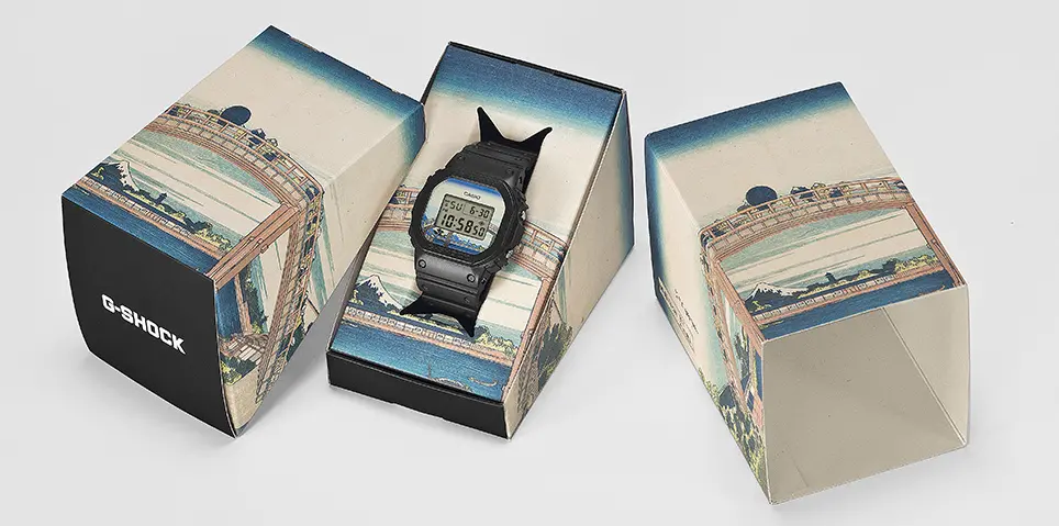 新作G-SHOCK〉AIデザインで機能美を極めた「MT-G」＆葛飾北斎の浮世絵