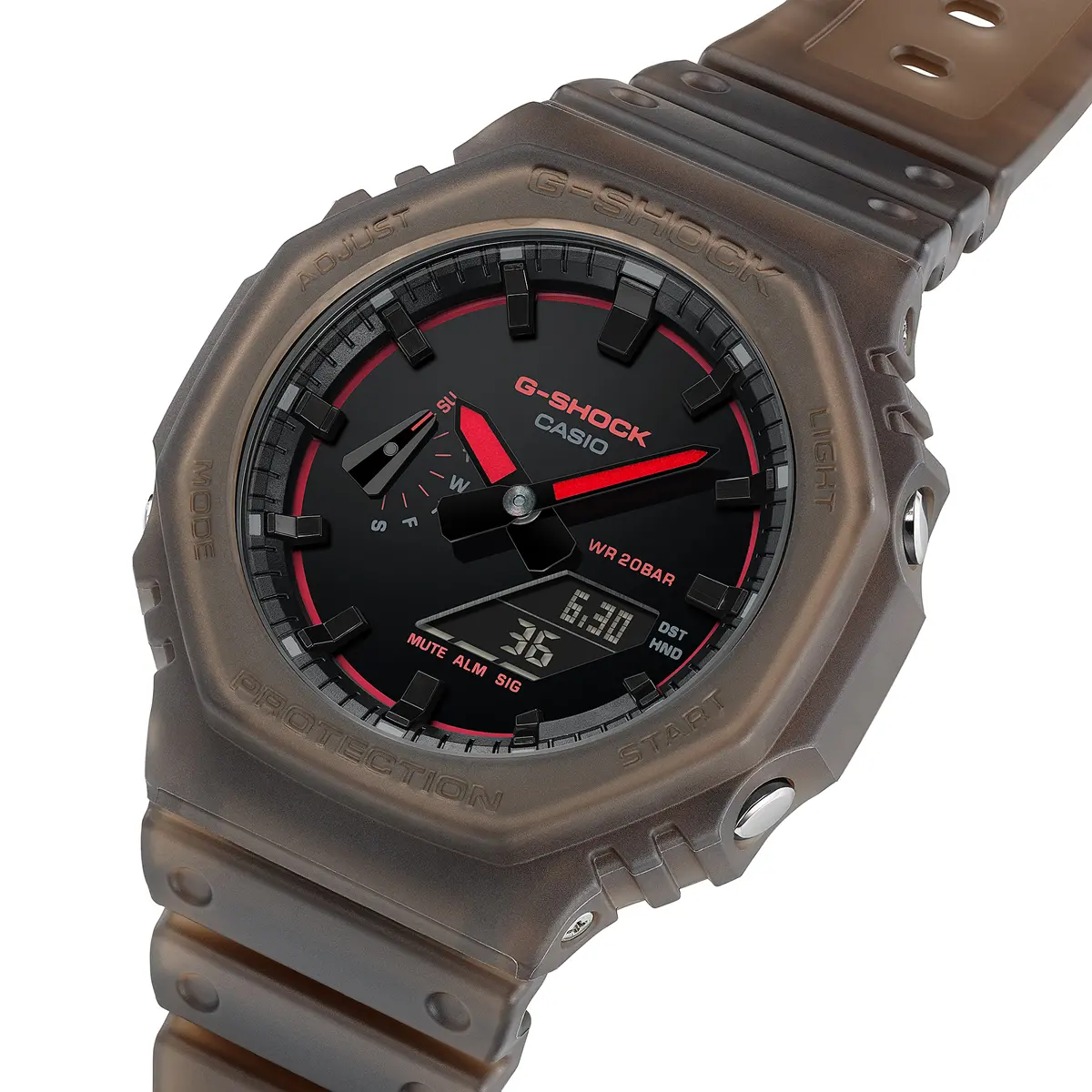 新作G-SHOCK〉音楽と夜にインスパイアされたスモークライトデザインの