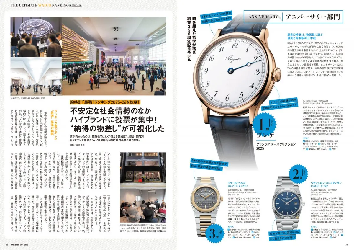 WATCHNAVI 2026 Spring Vol.101 | WATCHNAVI Salon