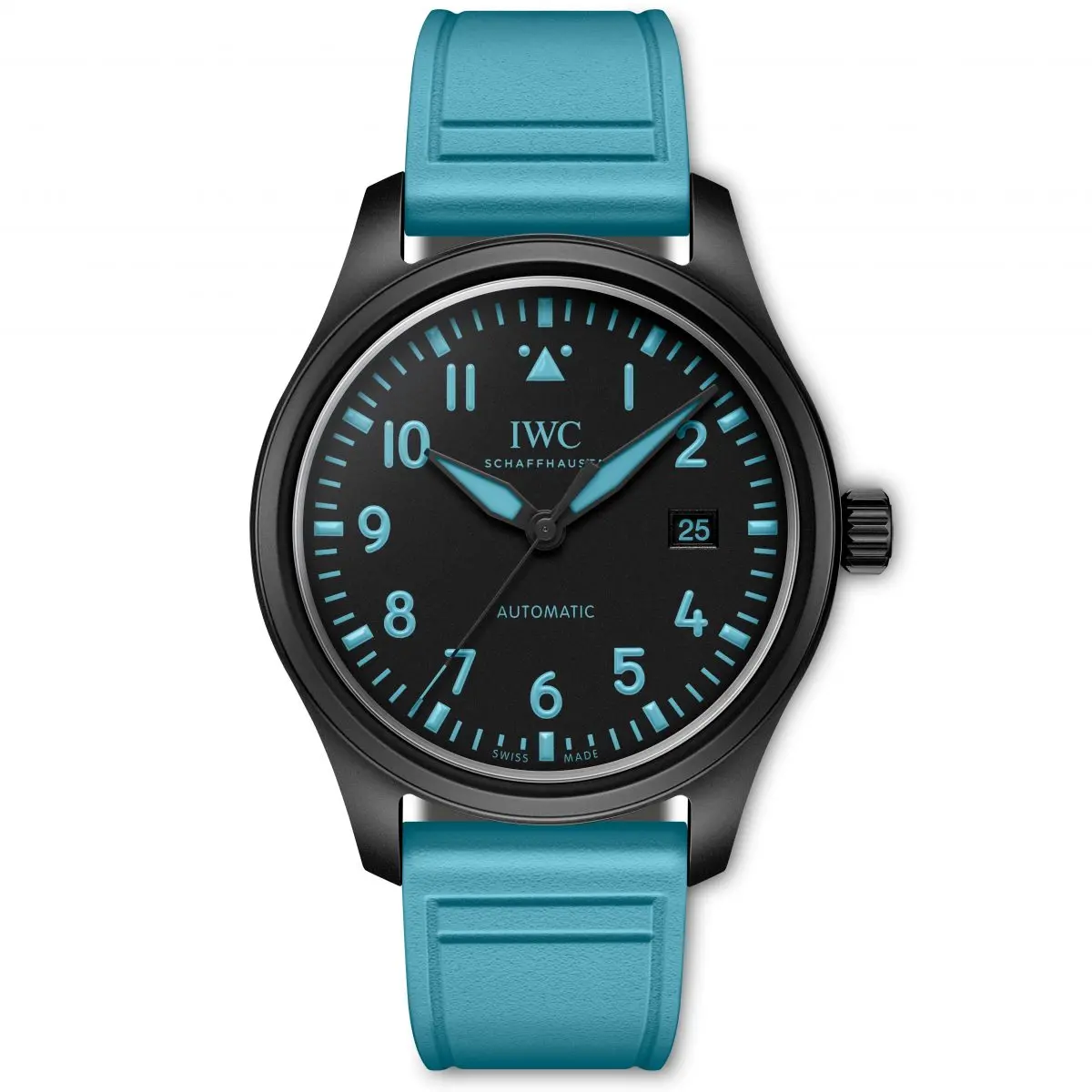IWC」×F1ドライバー「ジョージ・ラッセル」。象徴的な“ブルー”を纏った