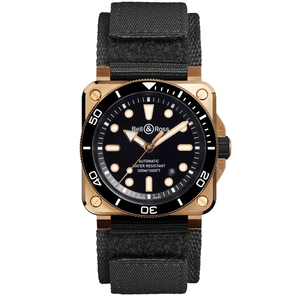 温かみある“CuSn8”ブロンズが時と共に深みを増す【ベル＆ロス】「BR-03