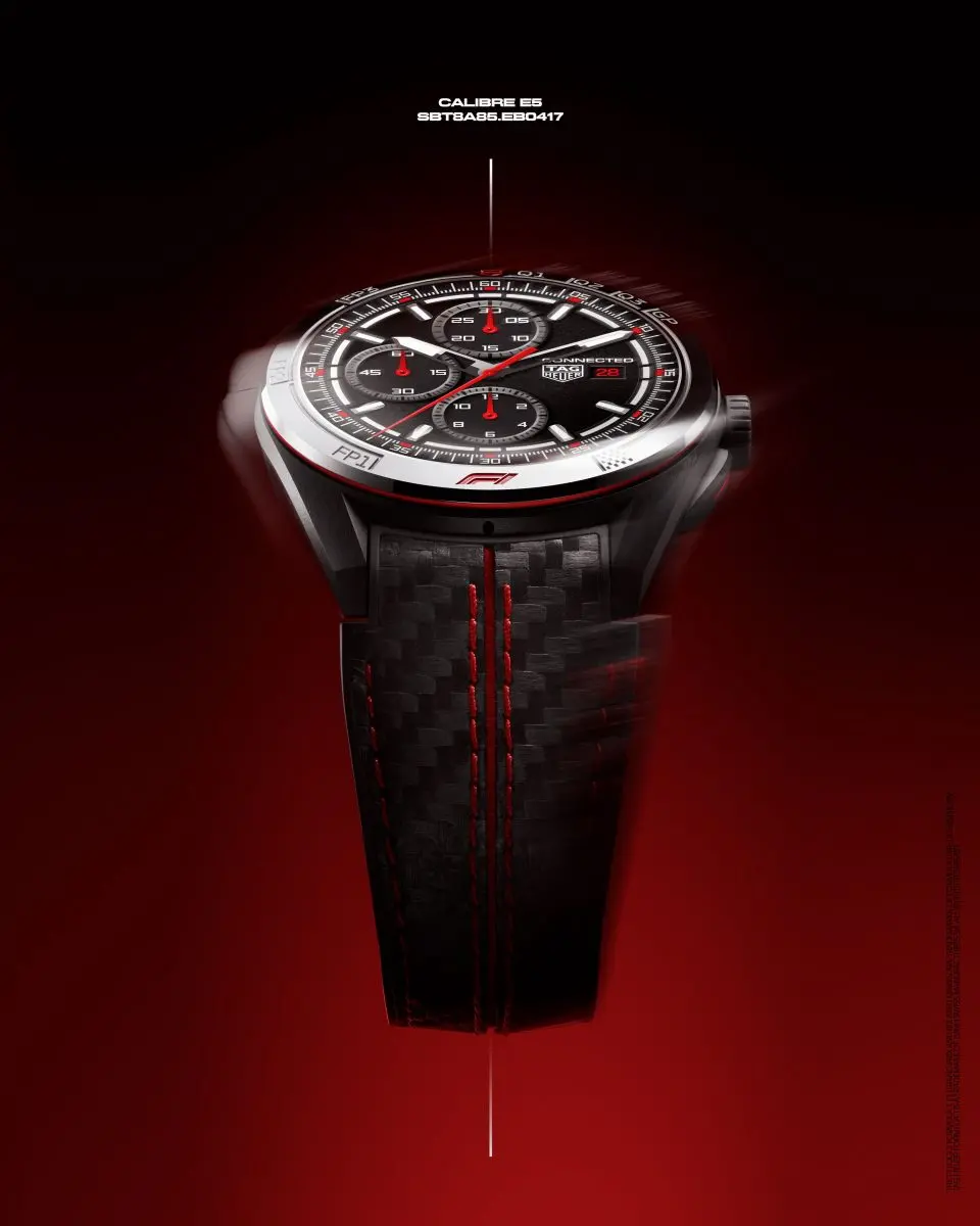 タグ・ホイヤー】F1®の熱狂を瞬時に伝える専用アプリを搭載「TAG Heuer