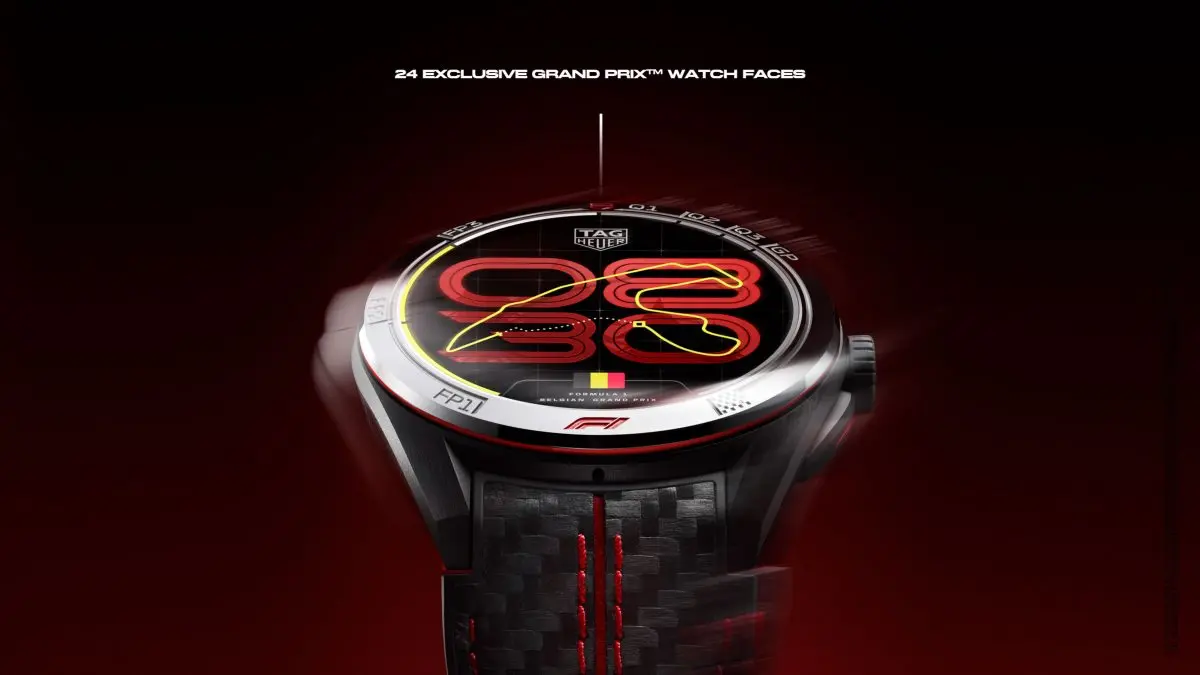 タグ・ホイヤー】F1®の熱狂を瞬時に伝える専用アプリを搭載「TAG Heuer 