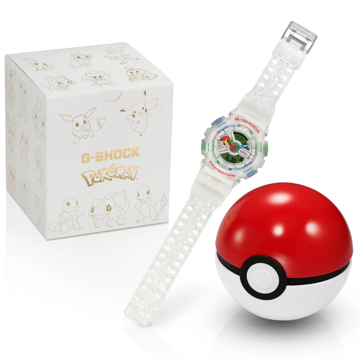 ポケモン30周年記念を祝うG-SHOCK登場！ 歴代30匹のポケモンが集結